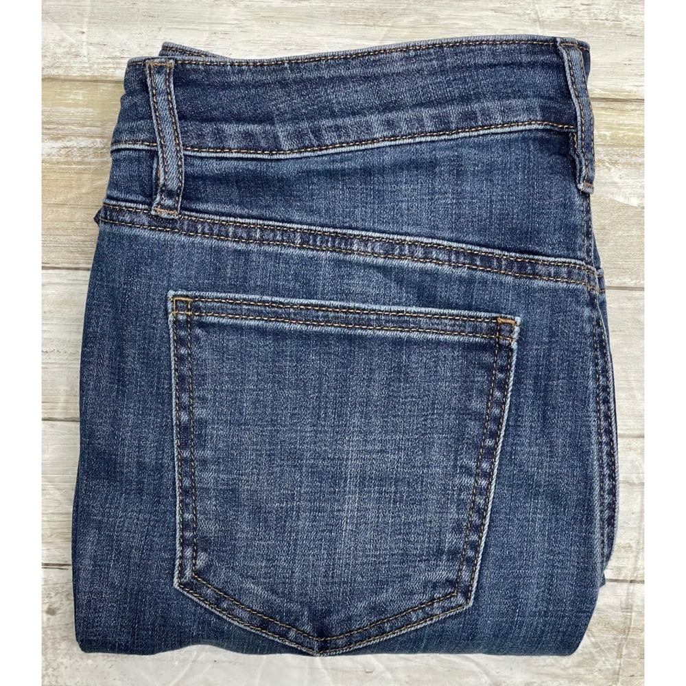 SO SLIMMING Girlfriend Slim Leg Crop Jeans Blue Wash Women's Size 0.5(U.S 6)‎